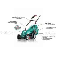 Bosch 1300W Rotak 34-13 Electric Lawn Mower - 34cm -Garden Tool Sale Store 12809318 6605027558834463