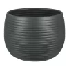 Graphite Stone Plant Pot - 18cm
