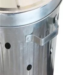None Garden Galvanised Steel Incinerator / Fire Bin With Lid - 85L -Garden Tool Sale Store 12834094 7265030658432669