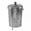 None Garden Galvanised Steel Incinerator / Fire Bin With Lid - 85L