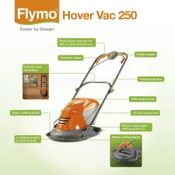 Flymo 1400W Electric Hover Lawn Mower - 25cm -Garden Tool Sale Store 12884889 1504843481996196