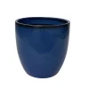 Chiswick Egg Imperial Terracotta Pot In Blue - 35cm