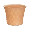 Terracotta Lattice Cone Plant Pot - 31cm