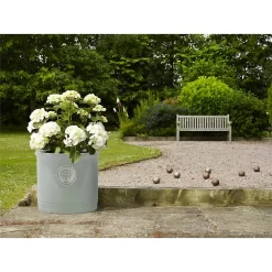 Glazed Heritage Duck Egg Cylinder - 38cm -Garden Tool Sale Store 12889294 2004843676112927