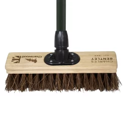 Charles Bentley Charnwood Bassine Wooden Garden Broom - 300mm -Garden Tool Sale Store 12890894 1654915831672224