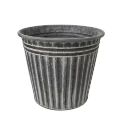 Vintage Metal Ribbed Cone - 37cm