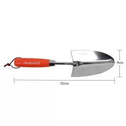 House Beautiful Stainless Steel Hand Trowel With A Zesty Orange Painted Hardwood Handle -Garden Tool Sale Store 13188706 1704928022784524