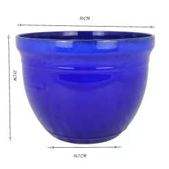 Maddison Royal Blue Planter - 37.5cm 3 Maddison Royal Blue Planter - 37.5cm -Garden Tool Sale Store 13190819 1204926229258716