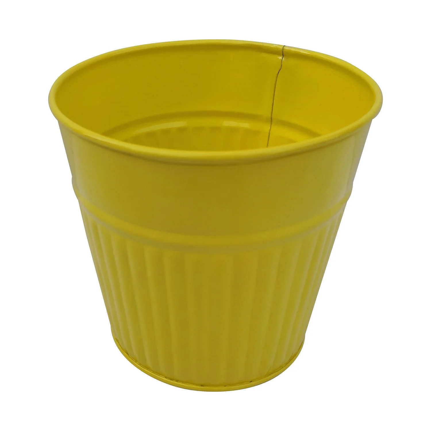 Ribbed Planter (3 Colour Mix) - 12cm 3 Ribbed Planter (3 Colour Mix) - 12cm - Image 3