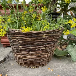 Natural Weave Round Garden Planter 40cm -Garden Tool Sale Store 13204838 5124951329053445