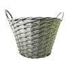 Faux Rattan Round Garden Planter 35cm