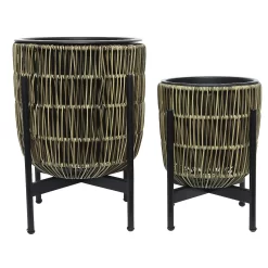 Kate Round Rattan Planter With Legs - Large 5 Kate Round Rattan Planter With Legs - Large -Garden Tool Sale Store 13222495 2384929320443320
