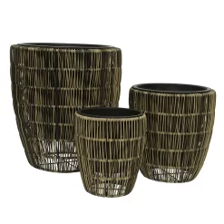 Kate Round Rattan Planter - Large -Garden Tool Sale Store 13222500 1094934511049830