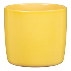 Yellow Solare Plant Pot - 21cm