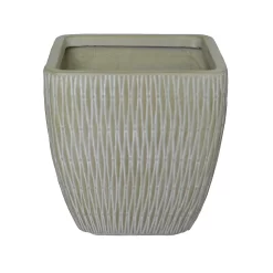 House Beautiful Roma Weave Square Pot Sand - 31cm