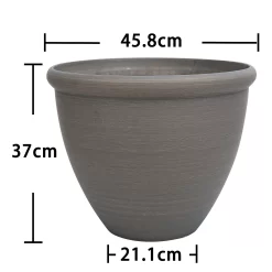 Ashford Planter Grey 45cm -Garden Tool Sale Store 13928637 5185001956240571