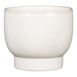 Scheurich Opale Smooth White Indoor Pot - 11cm