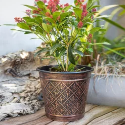 Vintage Allium Patterned Cone Pot - 37cm -Garden Tool Sale Store 13973621 1465011240040754