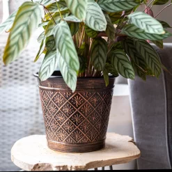 Vintage Allium Patterned Cone Pot - 37cm -Garden Tool Sale Store 13973621 8485011239919857