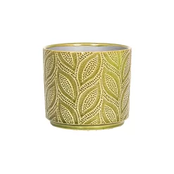 Crackle Leaf Indoor Plant Pot - 12cm -Garden Tool Sale Store 14197410 1765024191248732